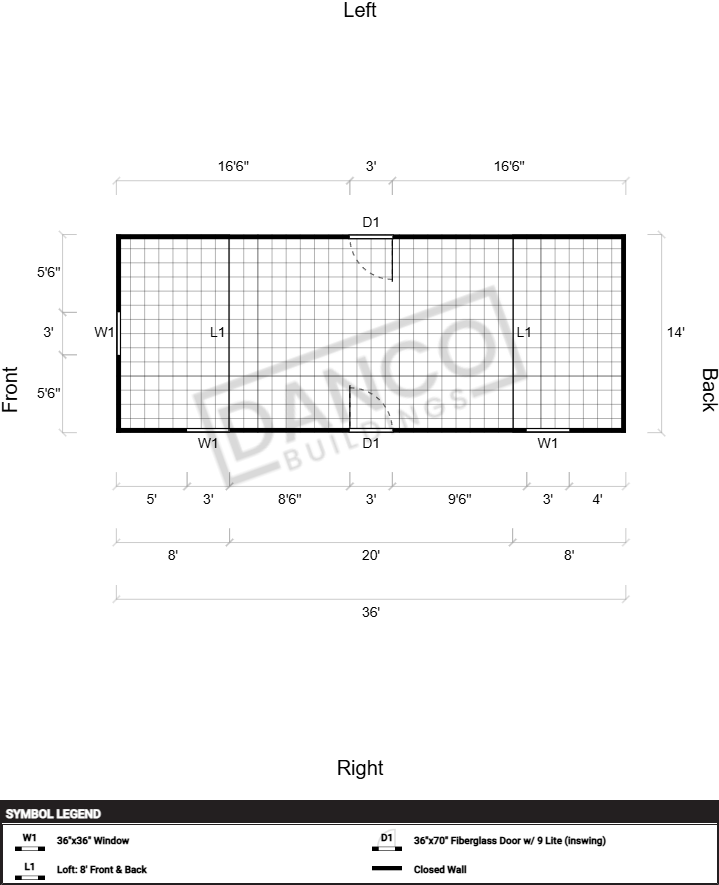 Side Lofted Barn 14x36 - Image 2