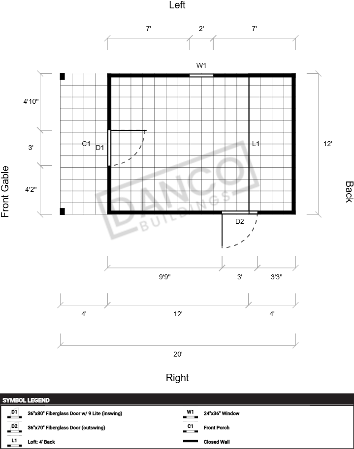 Standard Cabin 12x20 - Image 2