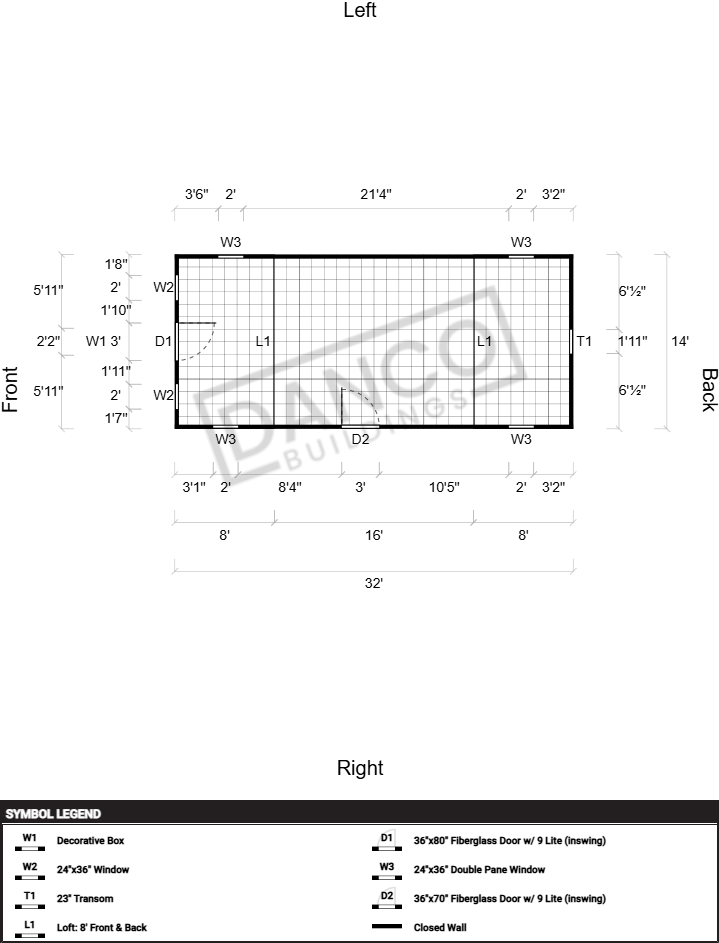 Lofted Barn 14x32 - Image 2