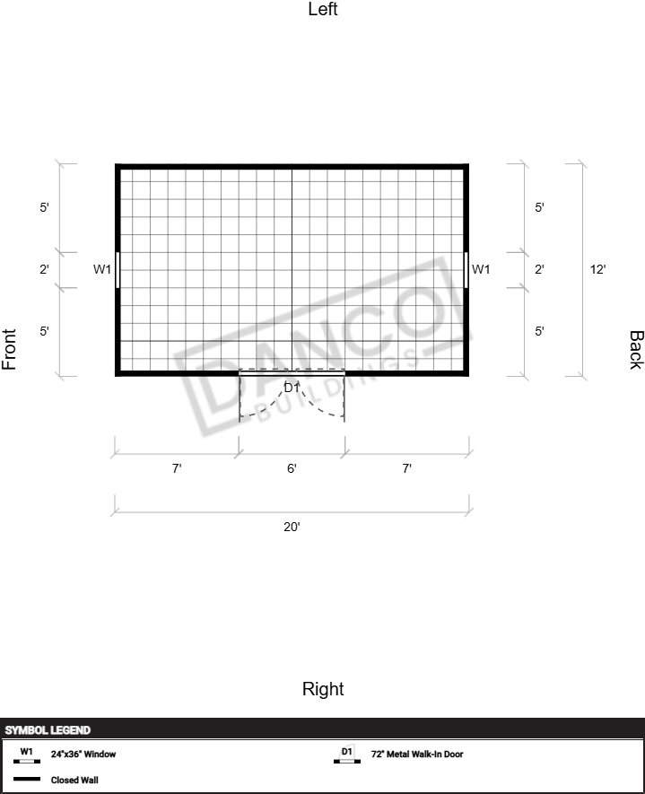 Extra Economy Metal Utility 12x20 - Image 2