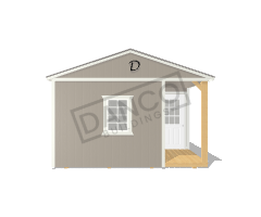 Corner Porch Cabin 14x40 - Image 6