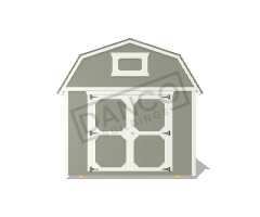 Economy Wood Lofted Barn 10x12 - Image 6
