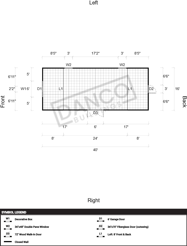 Lofted Barn 16x40 - Image 2