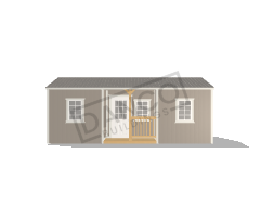 Center Side Porch Cabin 12x24 - Image 3