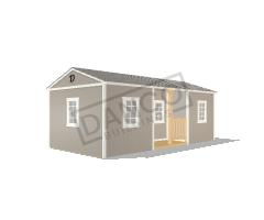 Center Side Porch Cabin 12x24