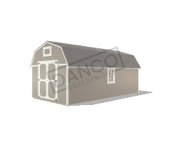 Economy Wood Lofted Barn 12x24
