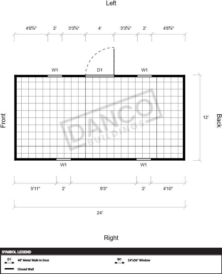 Extra Economy Metal Utility 12x24 - Image 2