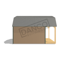 Lofted Barn Cabin 12x16 - Image 4