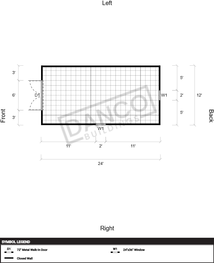 Extra Economy Metal Utility 12x24 - Image 2