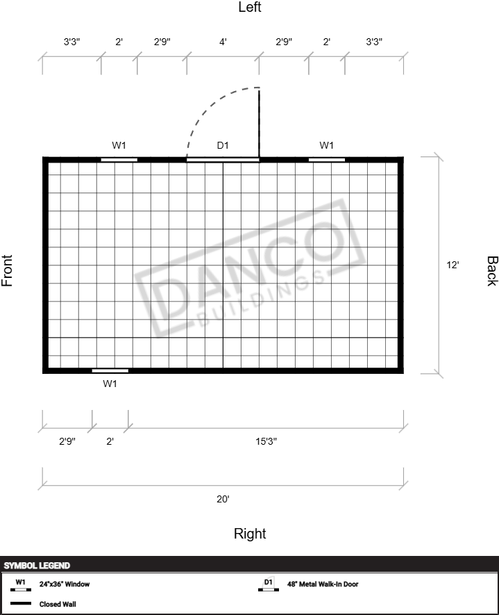 Extra Economy Metal Utility 12x20 - Image 2