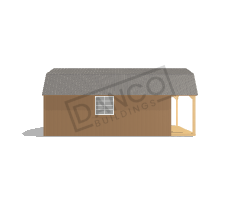 Lofted Barn Cabin 12x24 - Image 4