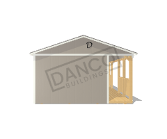Side Porch Cabin 16x28 - Image 6