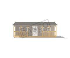 Side Porch Cabin 16x28 - Image 3