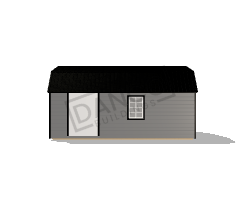 Extra Economy Lofted Barn 10x20 - Image 3