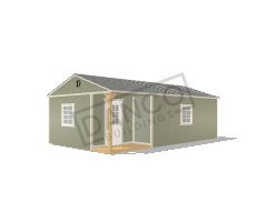 Corner Porch Cabin 16x28