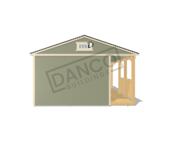 Side Porch Cabin 16x32 - Image 6