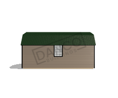 Extra Economy Lofted Barn 10x20 - Image 4