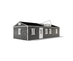 Dormer Shed 16x36