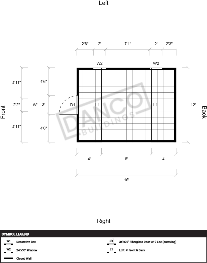 Lofted Barn 12x16 - Image 2