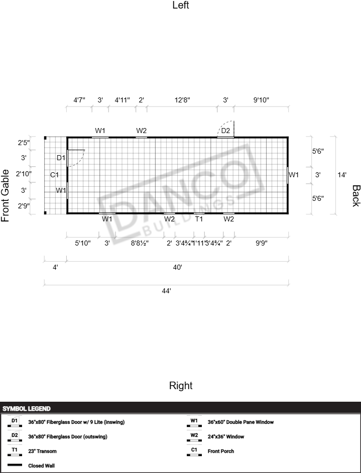 Standard Cabin 14x44 - Image 2
