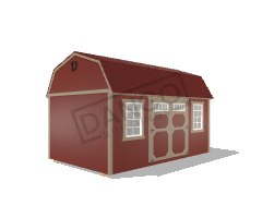 Side Lofted Barn 10x16