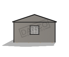 Center Side Porch Cabin 16x40 - Image 5