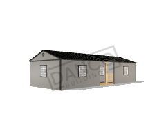 Center Side Porch Cabin 16x40