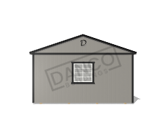 Center Side Porch Cabin 16x40 - Image 6