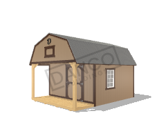Lofted Barn Cabin 12x16
