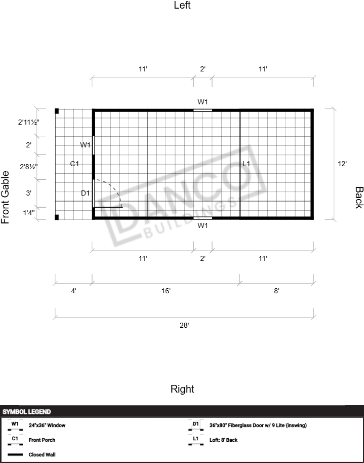 Standard Cabin 12x28 - Image 2