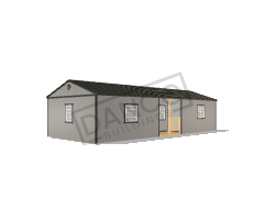 Center Side Porch Cabin 16x40