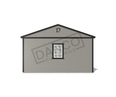 Center Side Porch Cabin 16x40 - Image 6