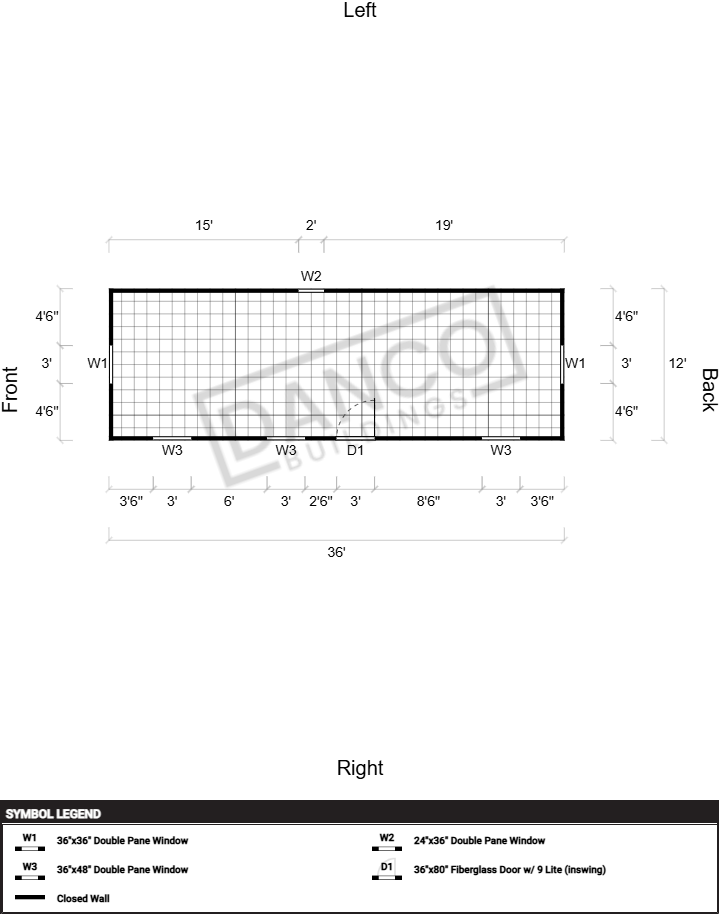 Utility Shed 12x36 - Image 2
