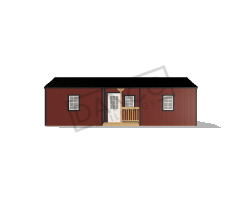 Center Side Porch Cabin 16x32 - Image 3