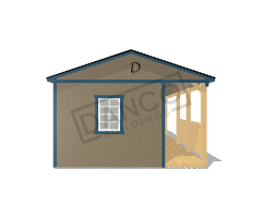 Side Porch Cabin 14x40 - Image 6