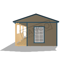 Side Porch Cabin 14x40 - Image 5