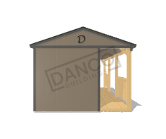 Side Porch Cabin 12x24 - Image 6