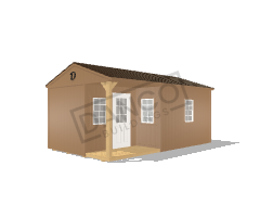 Corner Porch Cabin 12x20