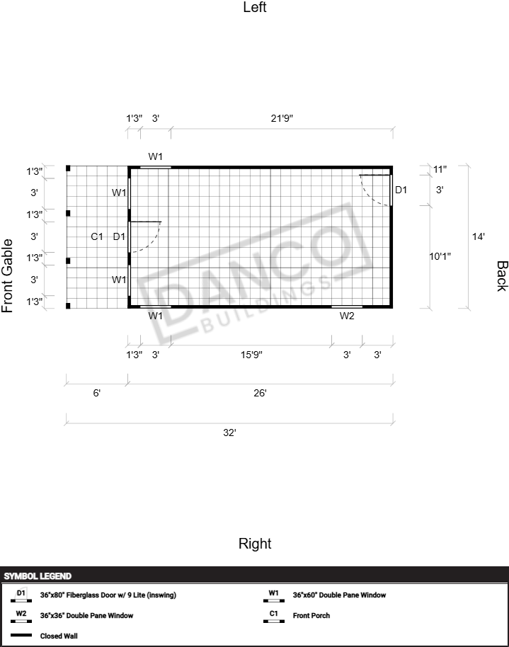 Standard Cabin 14x32 - Image 2