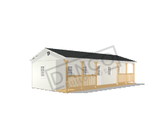 Side Porch Cabin 16x32