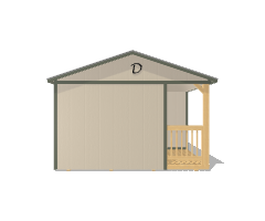 Corner Porch Cabin 14x36 - Image 5