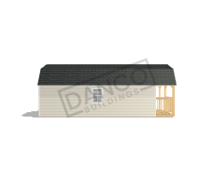Wraparound Porch Lofted Barn Cabin 12x28 - Image 4