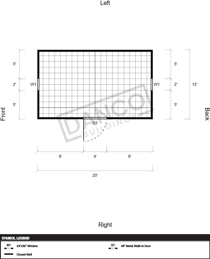 Extra Economy Metal Utility 12x20 - Image 2