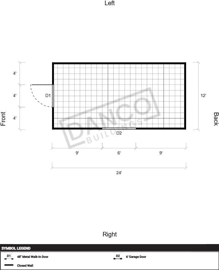 Extra Economy Metal Utility 12x24 - Image 2