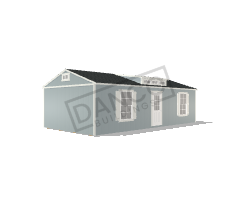 Dormer Shed 16x32