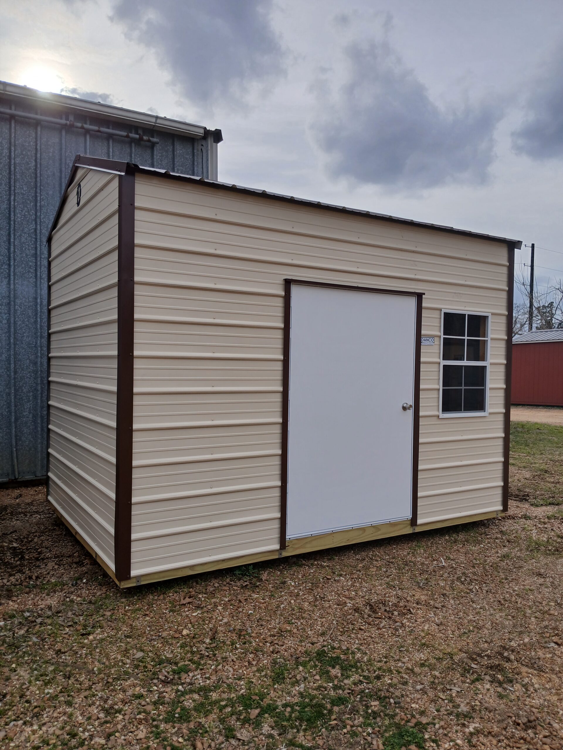 Extra Economy Metal GARDEN SHED 8x12