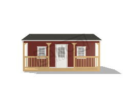 Side Porch Cabin 14x20 - Image 3