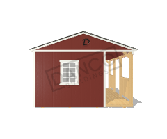 Side Porch Cabin 14x20 - Image 6
