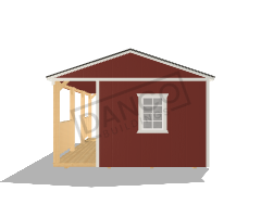 Side Porch Cabin 14x20 - Image 5
