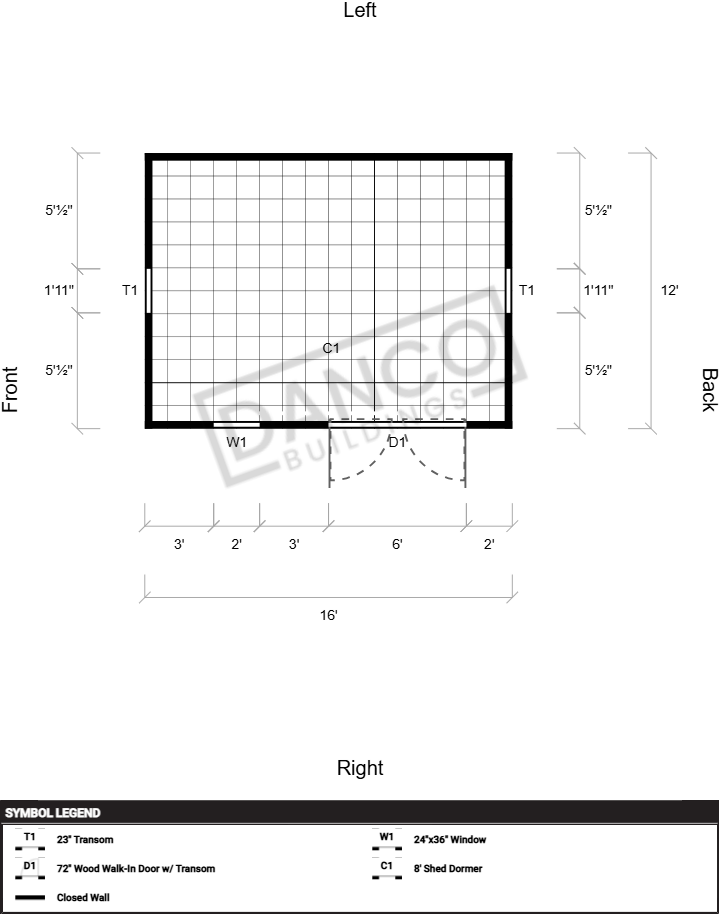 Dormer Shed 12x16 - Image 2